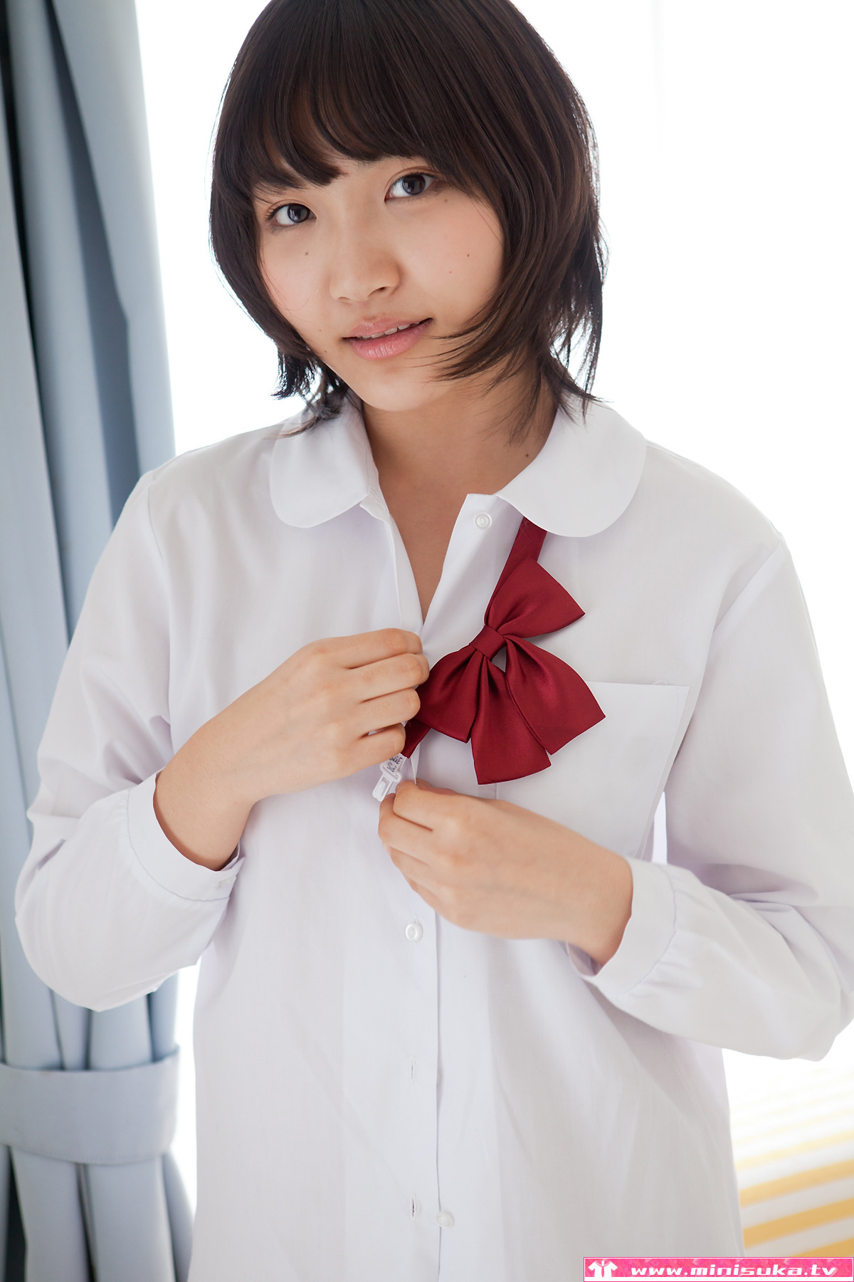 [ Minisuka.tv ]Cool fragrance ryouka ~ regular student uniform beauty picture